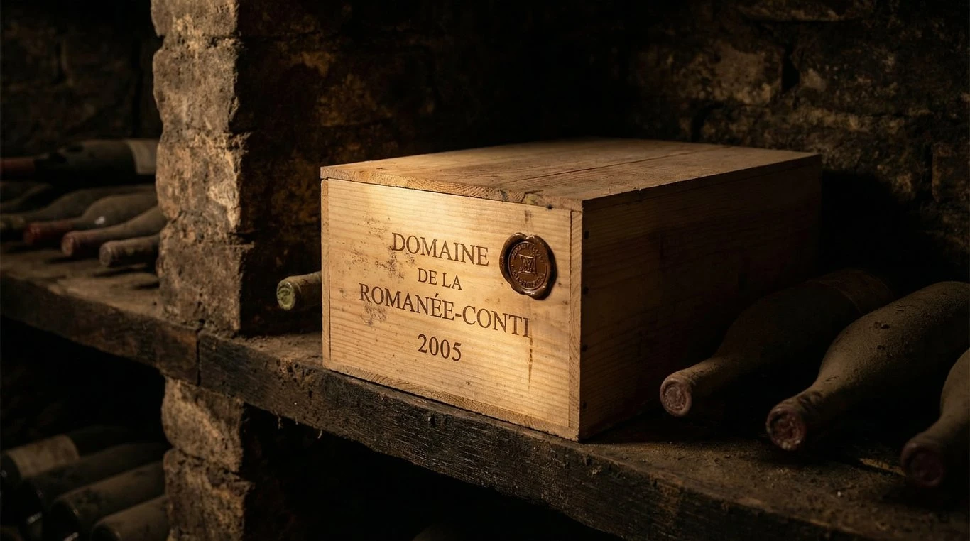 Caisse bois Domaine de la Romanée-Conti