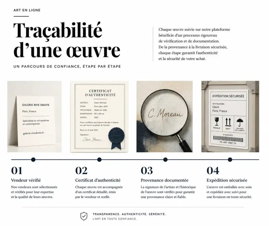 Comment acheter de l'art en ligne sans se tromper : vérification certificat et provenance d'une œuvre