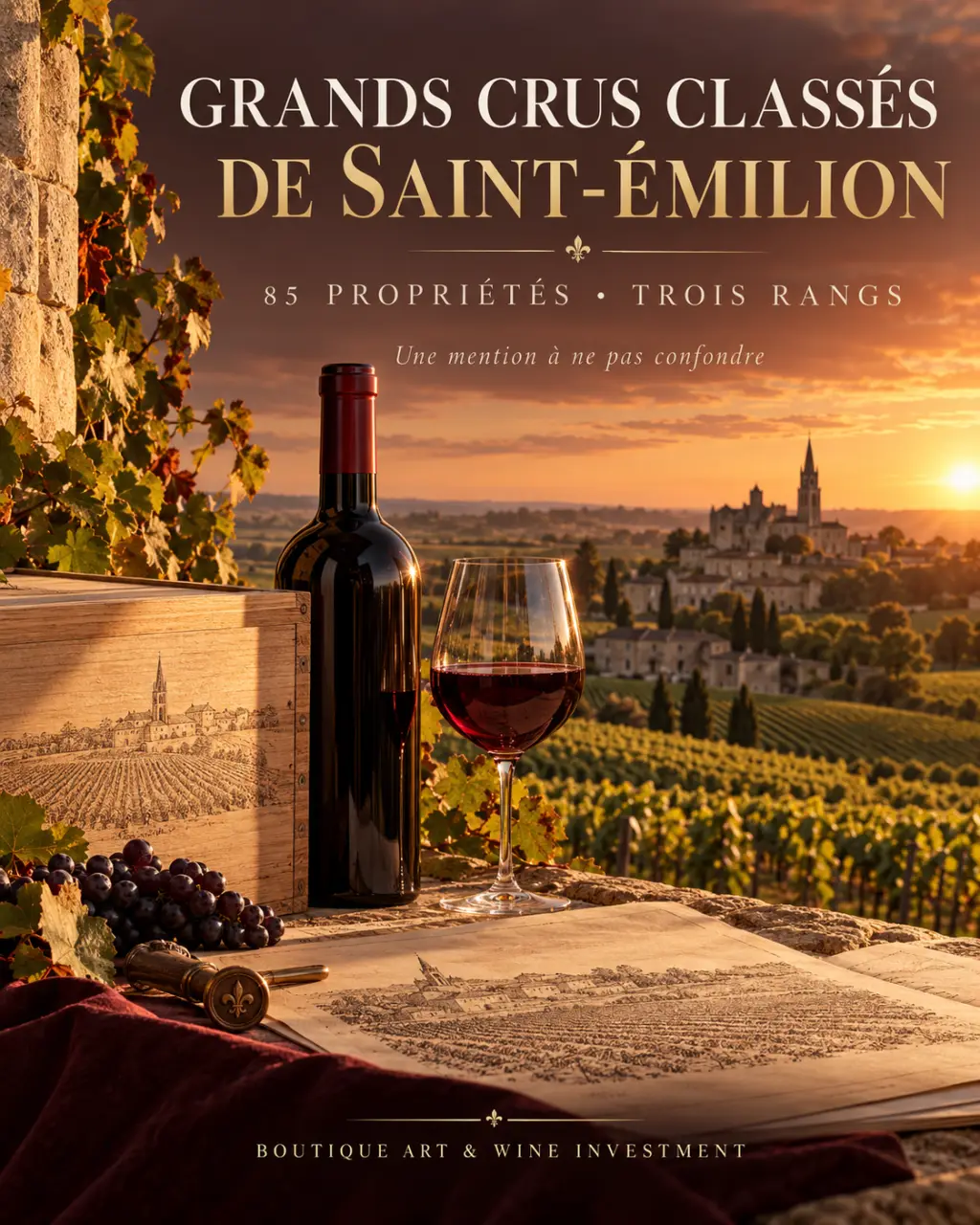 Grands crus classés de Saint-Émilion : 85 propriétés, trois rangs et une mention à ne pas confondre