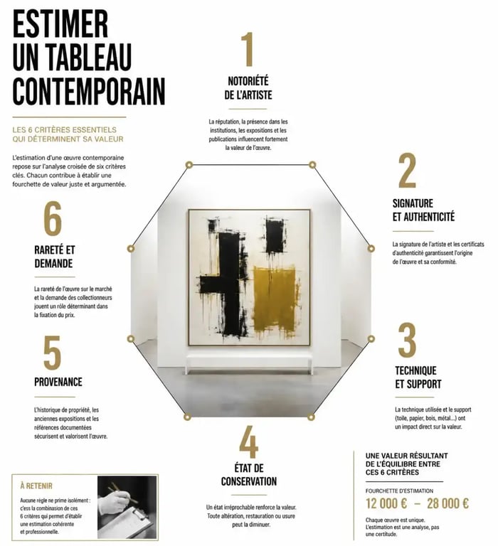 Comment estimer la valeur d’un tableau contemporain : critères clés d’évaluation