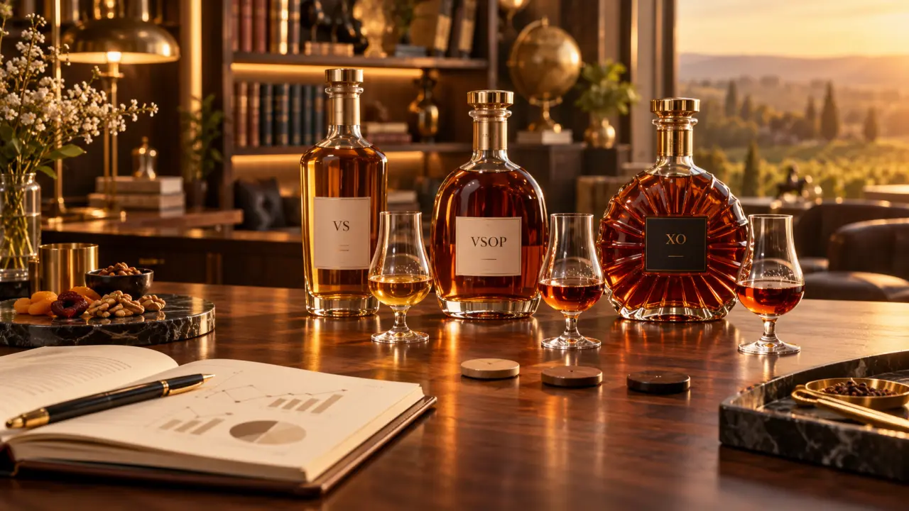 Prix du cognac : comparer VS, VSOP et XO sans payer seulement le prestige